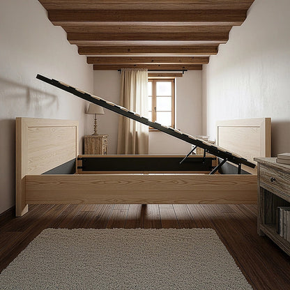 Queen Gas Lift Bed Mechanism with Frame – Storage Platform & Sofa Bed Kit