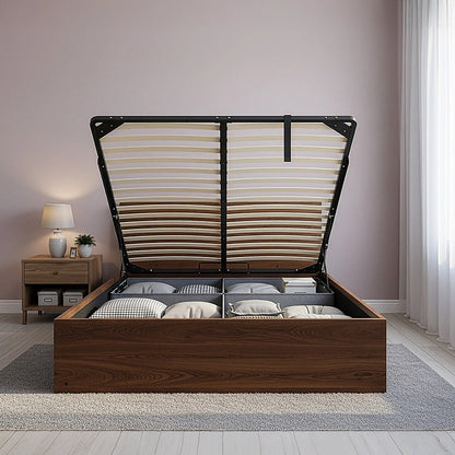 Queen Gas Lift Bed Mechanism with Frame – Storage Platform & Sofa Bed Kit