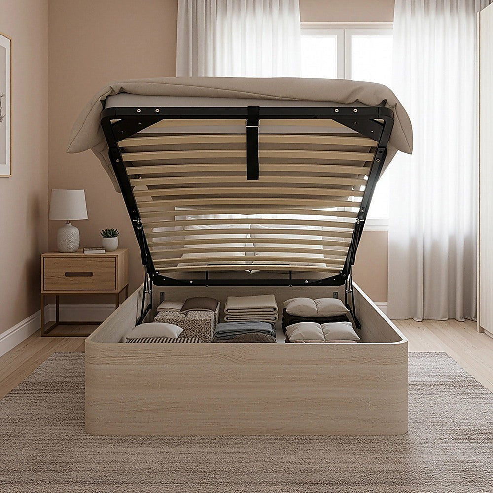 Single Gas Lift Bed Mechanism with Frame – Storage Platform & Sofa Bed Kit