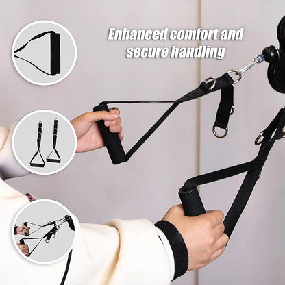 2 x Universal Foam Handle Exercise Machine Attachments