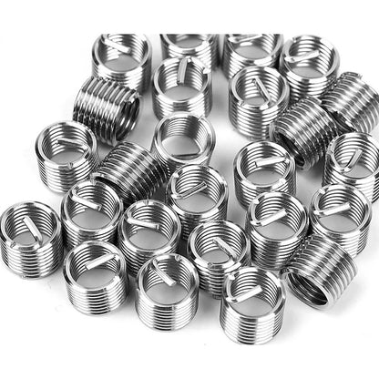 131pc Helicoil-Type Thread Repair Kit – Metric Insert Tool Set for Damaged Threads