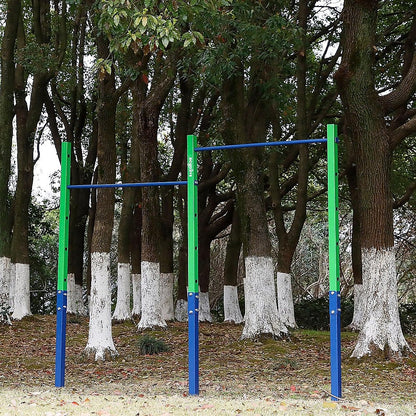 Double Outdoor Pull-Up Bar – Height Adjustable Gymnastics & Fitness Bar
