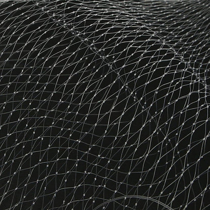 Quick Throw Fishing Net Mesh with Chain Weights & Drawstring