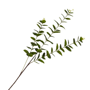 bulk 24 Artificial Eucalyptus Stem 3 Branches 2 Assort 80cm