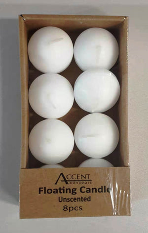 bulk 192 Floating Candle White