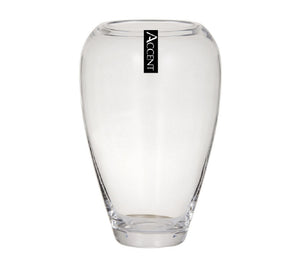 bulk 4 Roselle Glass Vase Flower 24cm