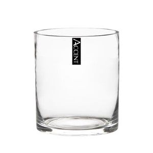 bulk 12 Glass Cylinder Vase 16cm