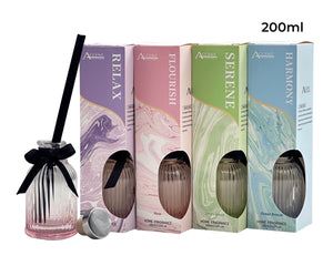 bulk 12 Wellness Fragrance Diffuser 200ml 4 Assorted
