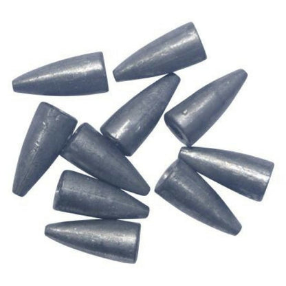 Swimerz 1/2 oz Lead Bullet Sinker - Qty 10 Pack