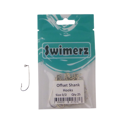 Swimerz 0/2 Offset Shank Jig Hook 25 Pack