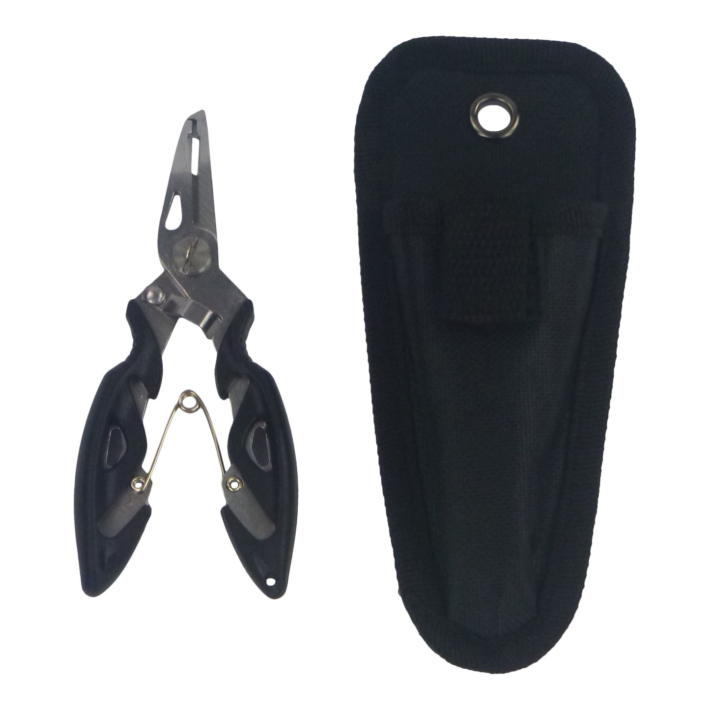 Rig Ezy Split Ring Pliers, Offset, Black