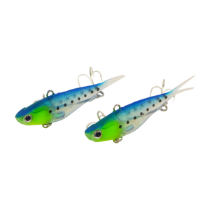 Swimerz 95mm Soft Vibe, Blue Water, 2 pack