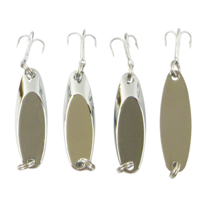 Finesse Chrome Kaster Jig, 7 Grams. Pack of 4 Jigs