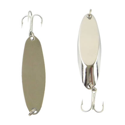 Finesse Chrome Kaster Jig, 28 Grams. Pack of 2 Jigs.