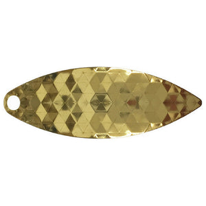 Artizan Hex Stamped 32mm Willow Blade, Brass, 5 Pack