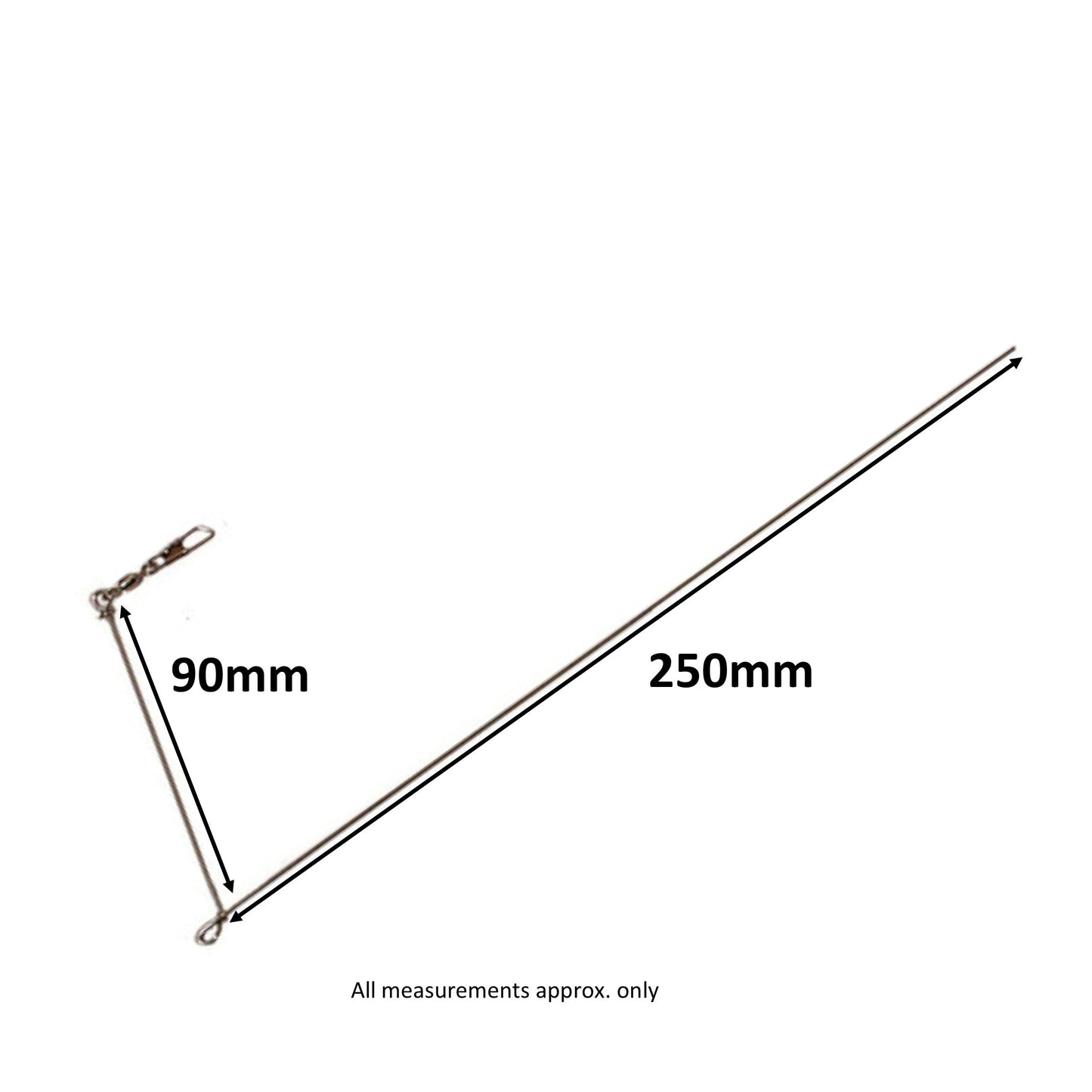 Artizan Bottom Bounce Spinnerbait Form, Closed Eye, 8 pack