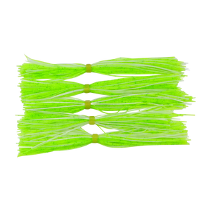 Dekoi Chatterbait Lure Skirts, Green Flash
