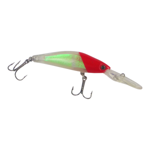 Finesse Longlip Minnow, Red Head, 90mm
