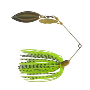 Dekoi 15gm LS18 Closed Eye Spinnerbait, Fluro Green, Qty 2 - Factory Direct Shop