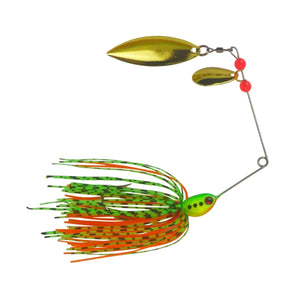 Dekoi 17gm LS21 Closed Eye Spinnerbait, Fluro Flare, Qty 2 - Factory Direct Shop