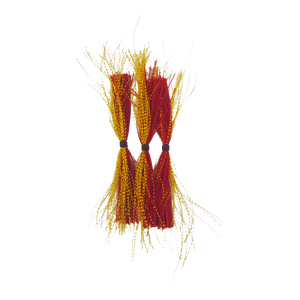 Dekoi Krystal Flash Lure Skirts, Red Neon