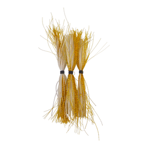 Dekoi Krystal Flash Lure Skirts, White Gold