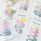 MANGO JELLY Butter Cream Hair Clips Collection - Candy Oval - Twin Pack