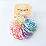 MANGO JELLY Kids Hair Ties (3cm) - Bubbly Candy - Six Pack