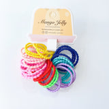 MANGO JELLY Kids Hair Ties (3cm) - Bubbly Mixed - One Pack