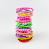 MANGO JELLY Kids Hair Ties (3cm) - Bubbly Neon -Twin Pack