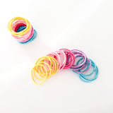 MANGO JELLY Kids Hair Ties (3cm) - Classic Summer Bright -Twin Pack
