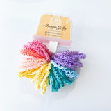 MANGO JELLY Kids Hair Ties (3cm) - Lace Candy -Twin Pack