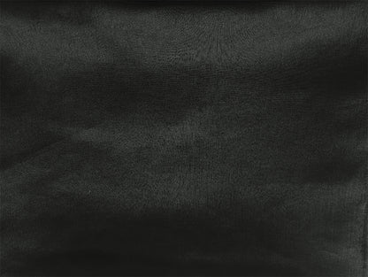 1 Long drop Sheer Voile Curtain 295cm wide 270cm Drop +Hooks Pinch Pleat Black