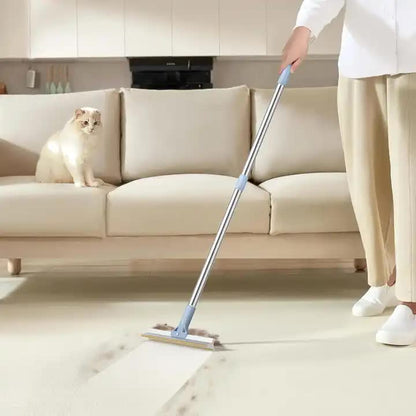 Pet Hair Removal Tool Set - Multi - Purpose Sweeper with Scraper and Handheld Fur Remover Grey - Factory Direct Shop