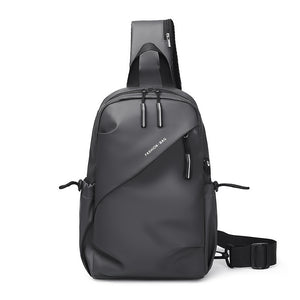 Multifunctional Crossbody Chest Bag | Stylish and Practical Shoulder Backpack for Everyday Use (Gray)