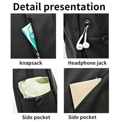 Multifunctional Crossbody Chest Bag | Stylish and Practical Shoulder Backpack for Everyday Use (Blue)