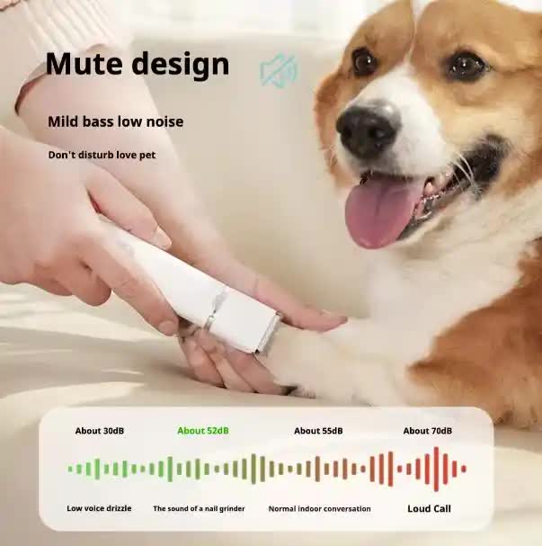 White T70 4 - in - 1 Pet Grooming Kit – Full Body, Detail, Paw Hair Trimmer & Nail Grinder - Factory Direct Shop