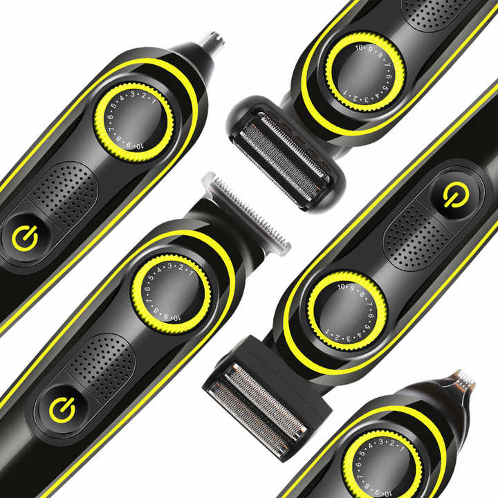 KM-696 5-in-1 Hair Clipper –Trimmer, Shaver & Nose Trimmer Set