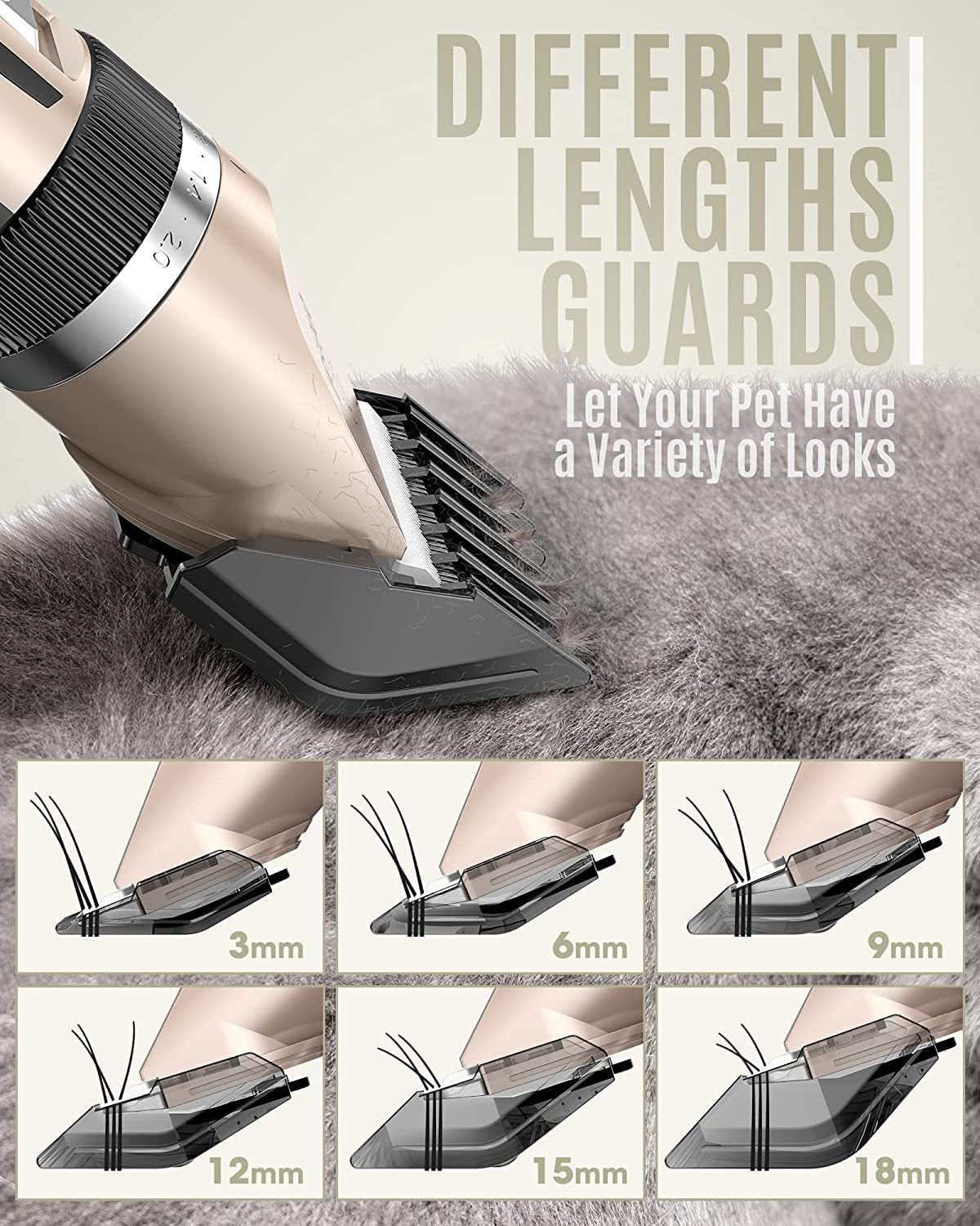 Silent Pet Hair Clipper - Electric Grooming Clippers for Dogs & Cats - Factory Direct Shop