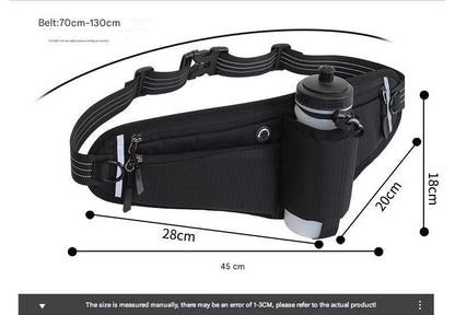 Grey Adjustable Running Waist Pack
