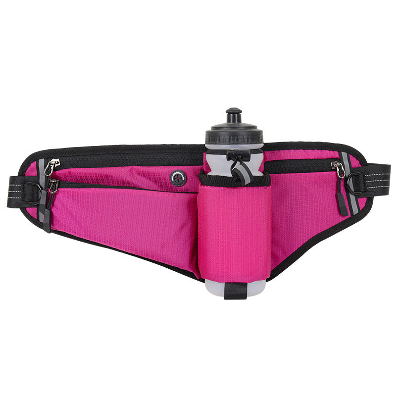 Rose Red Adjustable Running Waist Pack