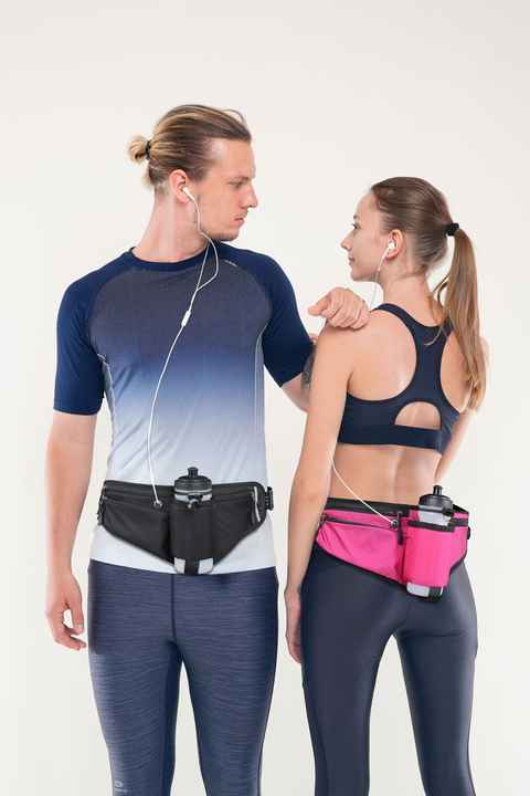Rose Red Adjustable Running Waist Pack