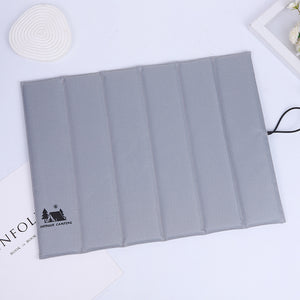 3 PCS Grey Portable Outdoor Folding Seat Cushion - 42cm x 32cm for Camping and Hiking