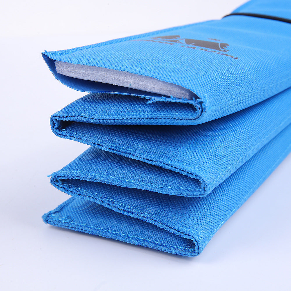 3 PCS Grey Portable Outdoor Folding Seat Cushion - 42cm x 32cm for Camping and Hiking