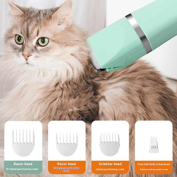 White 4 - in - 1 Pet Grooming Electric Clippers - Professional Rechargeable Trimmer for Dogs & Cats, Paw, Fur, Nail, and Ear Care | Compact Design, - Factory Direct Shop