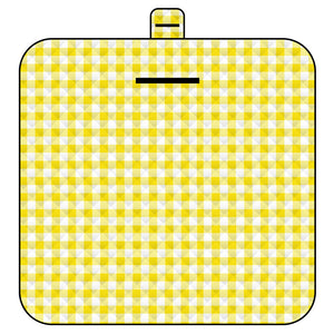 Thickened Waterproof Picnic Blanket - Portable Outdoor Beach Mat for Camping and Hiking 150*200cm(Yellow plaid)
