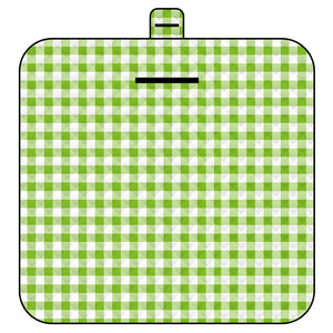 Thickened Waterproof Picnic Blanket - Portable Outdoor Beach Mat for Camping and Hiking 150*200cm(Green Plaid)
