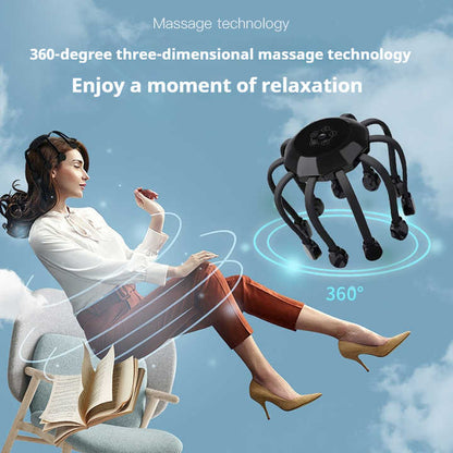 Electric Scalp Massager Black Standard B model 5 modes 14 Massage Nodesf

The Electric Scalp Massager Black Standard B model offers 5 modes and 14 massage nodes for a customizable and effective massage experience. This massager stimulates blood flow and relieves tension, promoting relaxation and scalp health. A must-have for those seeking an at-home scalp massage therapy.