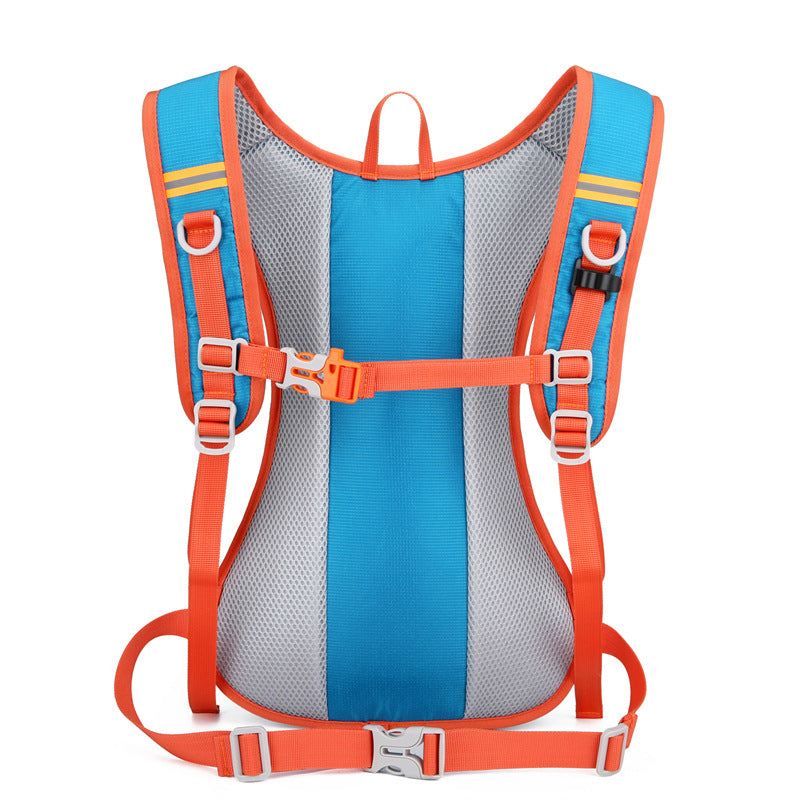 Blue Outdoor Sports Backpack for Running, Hiking, and Cycling - Lightweight and Waterproof（The product does not include a kettle）
