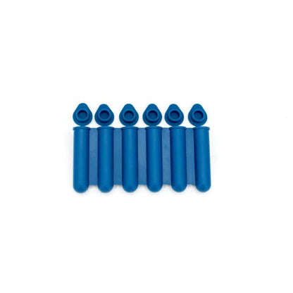 Blue Reusable Silicone Ice Stick Mold - 10-Piece Set for Drinks and Bottles (6 x 1.2 cm per Stick)